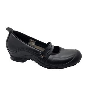 Merrell Plaza Bandeau Black Women's Casual Slip On Mary Jane Comfort Shoes 8